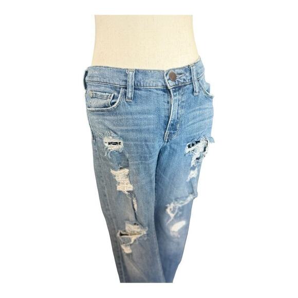 Treasure & Bond - Boyfriend Fit Ripped Faded Denim Jeans - Size 27 - Picture 3 of 15